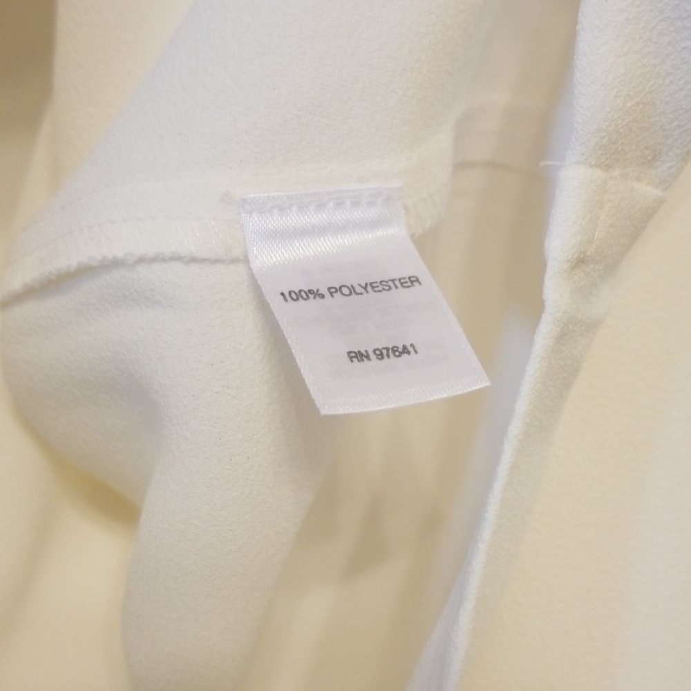 J.Jill cream draped-front wrap top - Picture 7 of 8